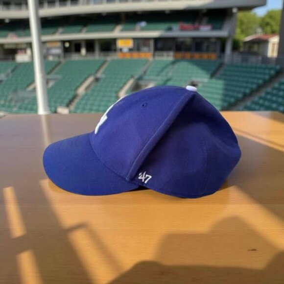 Los Angeles Dodgers Royal Blue Clean Up Adjustable Cap - MLB, Relaxed Fit - Picture 2 of 3